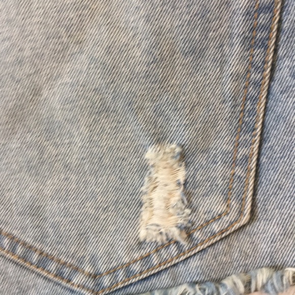 NWT HI RISE JEAN SHORTS - Picture 9 of 11